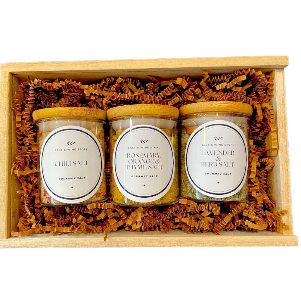Salt & Wine Shop Gourmet Cooking Salts!